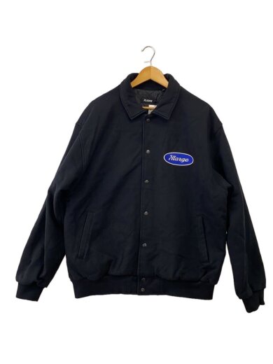 商品画像：ジャケット/XL/--/BLK/101243021012/SWEAT VARSITY JACKET// 1