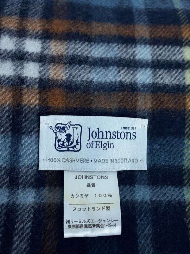 商品画像：マフラー/カシミア/NVY/チェック/メンズ 2