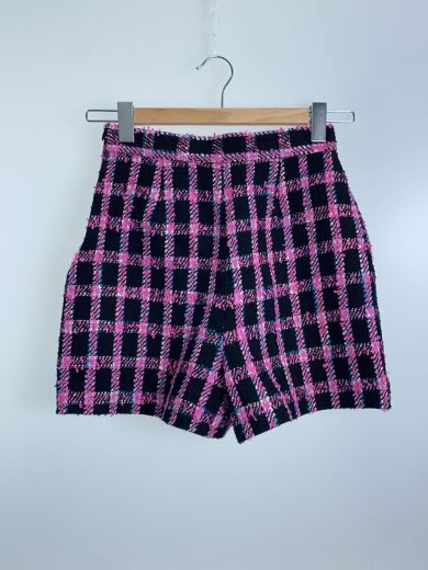 商品画像：ショートパンツ/M/ウール/マルチカラー/チェック/231003-02 2