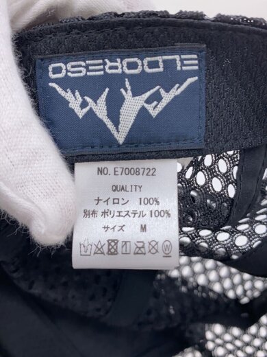 画像：Eldoresoメッシュキャップ/--/ナイロン/BLK/無地/メンズ/E70087226