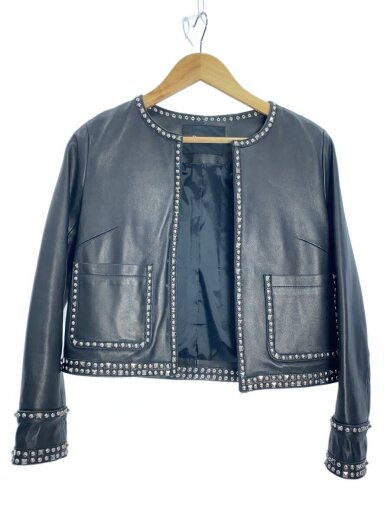 商品画像：レザージャケット・ブルゾン/36/山羊革/BLK/3910 4022-0 1