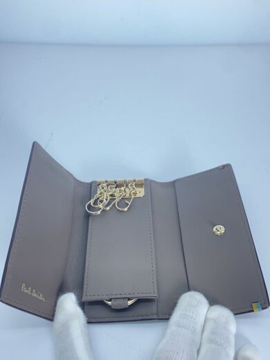 商品画像：キーケース/レザー/BEG/無地/メンズ/P290 4