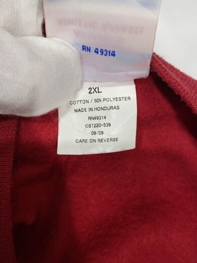 商品画像：スウェット/XXL/--/RED 4