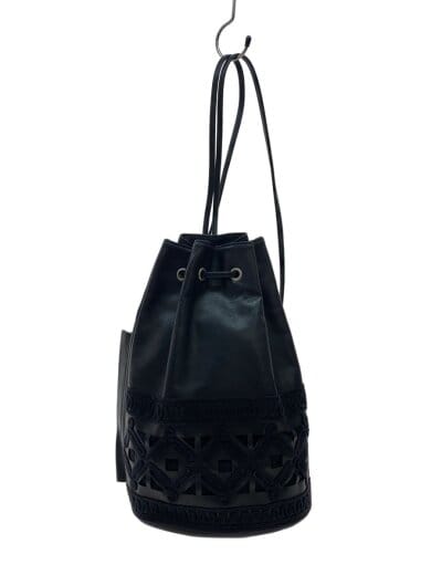 商品画像：リュック/レザー/BLK/無地// 1