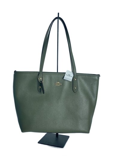 商品画像：トートバッグ/レザー/KHK/F58846 1