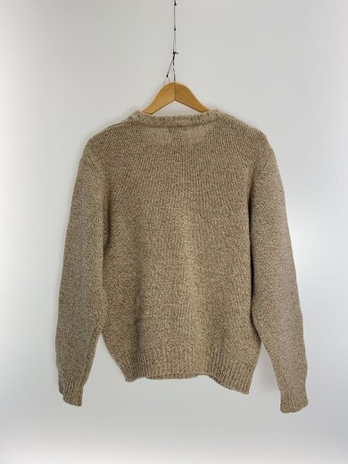 商品画像：ニット・セーター(厚手)/L/ウール/BEG/無地 2