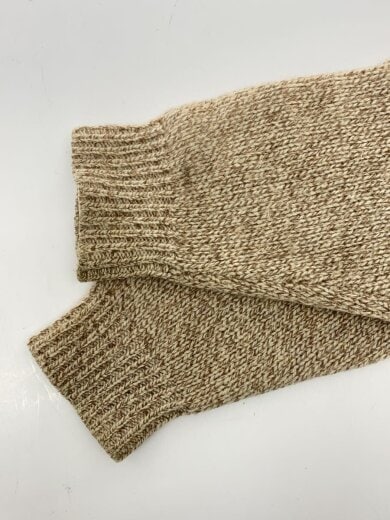 商品画像：ニット・セーター(厚手)/L/ウール/BEG/無地 6