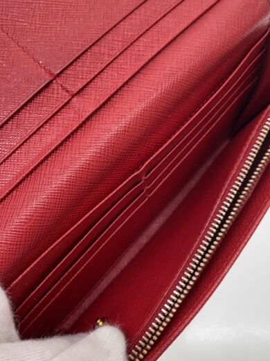 商品画像：長財布/サフィアーノ/RED/無地/レディース/1MH132/パスケース付属 6