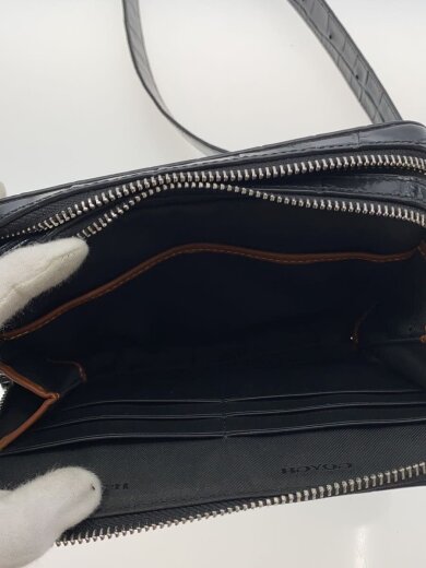 商品画像：ショルダーバッグ/レザー/BLK/アニマル/CW431 7