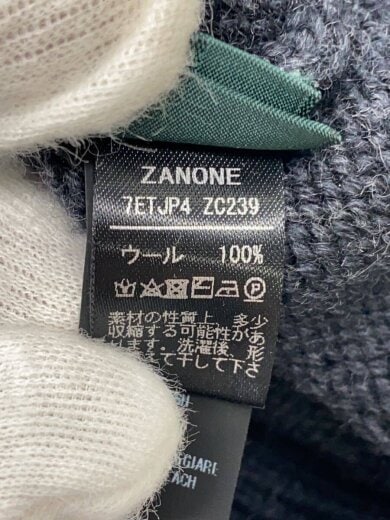 商品画像：ニット・セーター(厚手)/52/ウール/NVY/7ETJP4// 4