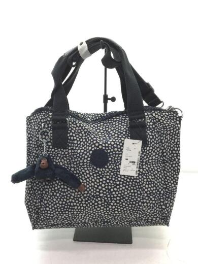 画像：Kiplingショルダーバッグ/ゴリラ/キーホルダー/鞄/カバン/ロゴ/ネイビー/ジップ1