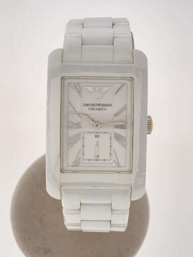 画像：EMPORIO ARMANIクォーツ腕時計/アナログ/WHT/WHT/AR14081