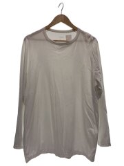 CARTRIDGE TEE L/S SOLOTEX/長袖Tシャツ/L/コットン/ホワイト/無地/TEATORA