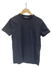 Tシャツ/S/コットン/ブラック/UJM492/三角プレートロゴパッチ