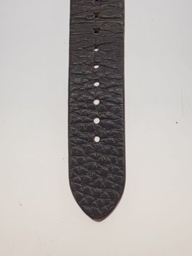 商品画像：クォーツ腕時計/アナログ/レザー/WHT/BRW/AR-1999 5