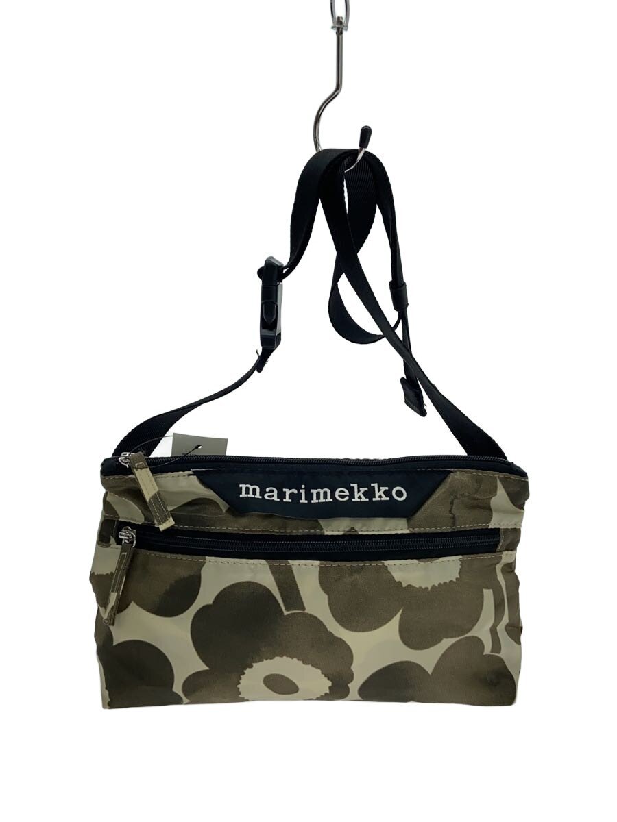 marimekko / ショルダーバッグ/ナイロン/BEG/総柄/Neat Crossbody Unikko S
