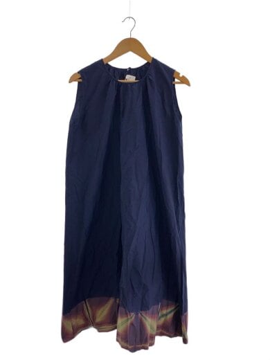 ノースリーブワンピース/M/コットン/NVY