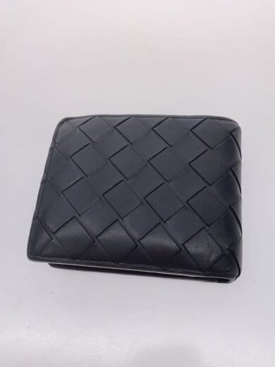 商品画像：2つ折り財布/レザー/ブラック/メンズ 2