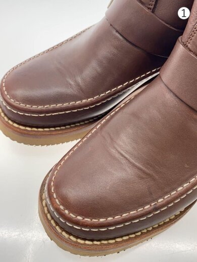 画像：PISTOLEROエンジニアブーツ/UK4/BRW/レザー//6