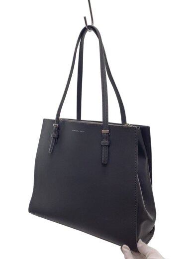 商品画像：トートバッグ/レザー/GRY/無地 2