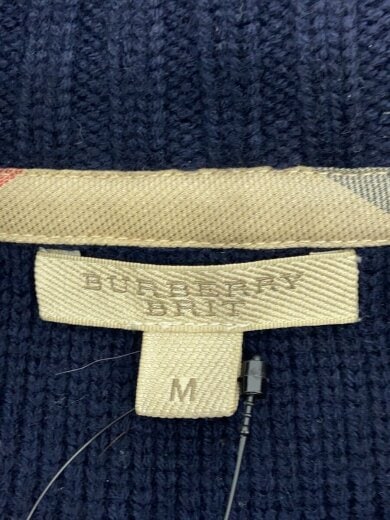 商品画像：カーディガン(厚手)/M/ウール/NVY/無地 3