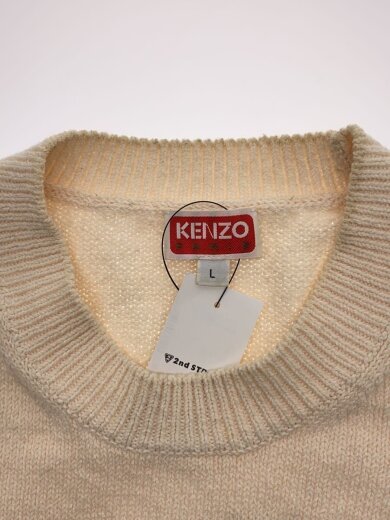 商品画像：ニット・セーター(薄手)/L/コットン/ベージュ 6