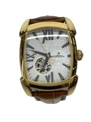 クォーツ腕時計/アナログ/レザー/ホワイト/OR-0043N