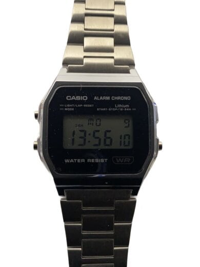 商品画像：クォーツ腕時計_その他/デジタル/ステンレス/BLK/SLV/SS// 1