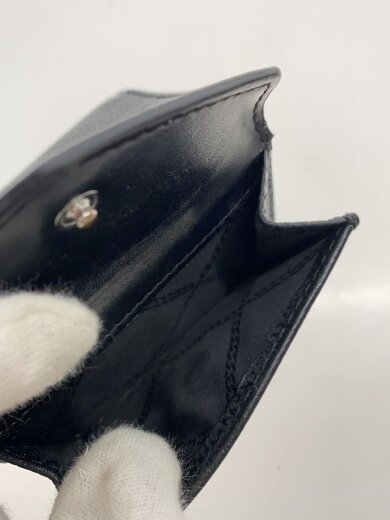 商品画像：3つ折り財布/--/BLK/無地/レディース 5