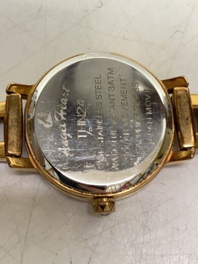 商品画像：クォーツ腕時計/アナログ/ステンレス/WHT/GLD/THN24 3