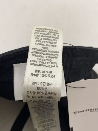 商品画像：キャップ/--/コットン/BLK/無地/メンズ 6