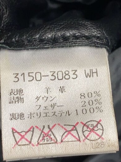 商品画像：ダウンジャケット/48/レザー/BLK 5