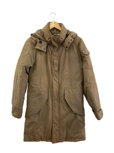 商品画像：ダウンジャケット/S/ポリエステル/KHK/無地 1