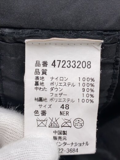 商品画像：ダウンジャケット/48/ナイロン/ブラック/47233208 4