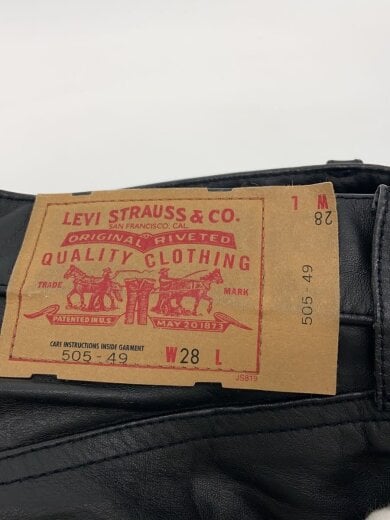 商品画像：ボトム/28/馬革/BLK/無地/505-49 4