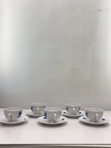 商品画像：カップ&ソーサー/5点セット/WHT// 2