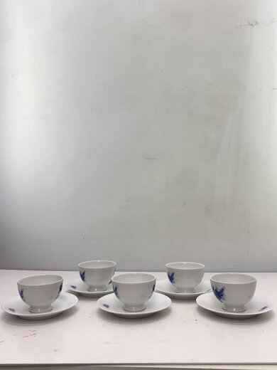 商品画像：カップ&ソーサー/5点セット/WHT// 4