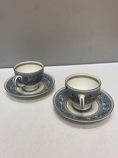 商品画像：カップ&ソーサー/2点セット/BLU/フロレンィーンターコイズ// 9