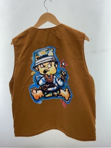 商品画像：ベスト/L/コットン/CML/無地/101233021013// 2