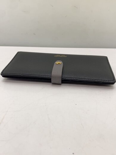 商品画像：2つ折り財布/レザー/BLK/レディース 6