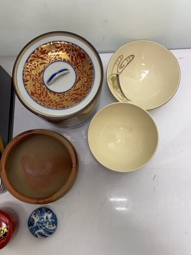商品画像：和食器その他/茶道具/一式/茶碗/水差し 3