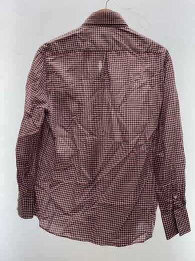 商品画像：SLIM FIT/長袖シャツ/M/コットン/PNK/ギンガムCK/DB91640 2