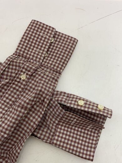 商品画像：SLIM FIT/長袖シャツ/M/コットン/PNK/ギンガムCK/DB91640 5