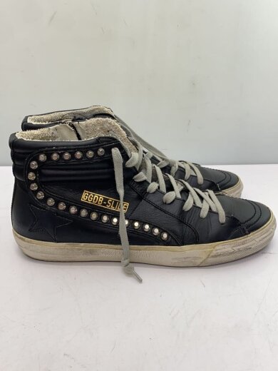 商品画像：ハイカットスニーカー/40/BLK/レザー/スタッズ 3