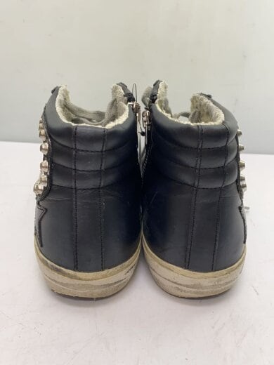 商品画像：ハイカットスニーカー/40/BLK/レザー/スタッズ 4