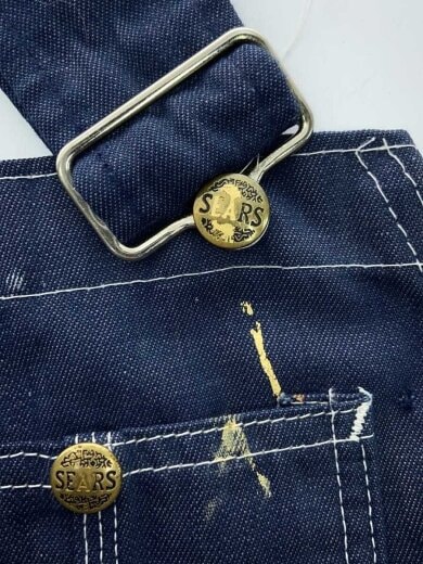 商品画像：推定70s-80s/ペイント/オーバーオール/IDG 4