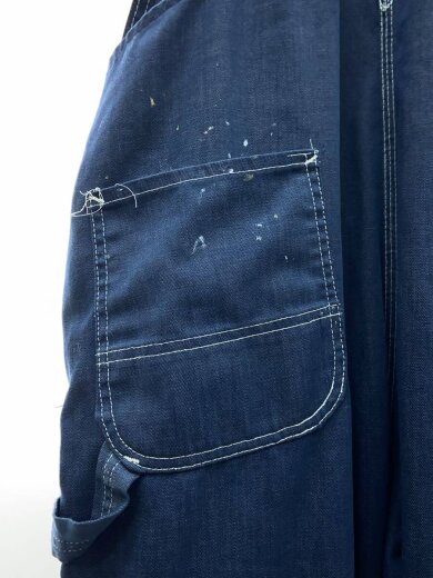 商品画像：推定70s-80s/ペイント/オーバーオール/IDG 6