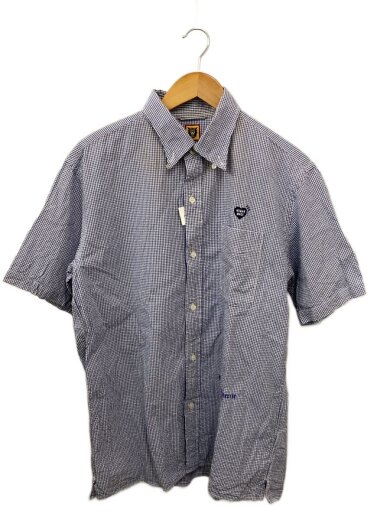 商品画像：半袖シャツ/XL/コットン/BLU/チェック 1