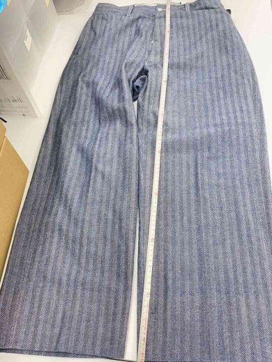 商品画像：ストレートパンツ/30/コットン/NVY/ヘリンボーン 5