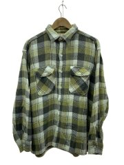 60s/VT/WINTERKING/ネルシャツ/マチ付/コットン/YLW